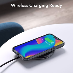 ESR Air Armor dėklas telefonui iPhone 14 Plus - skaidrus juodas