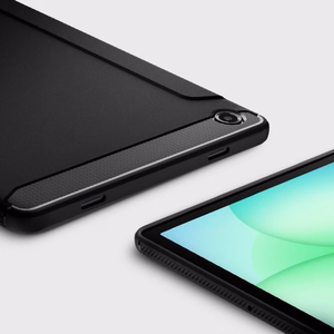 Spigen Rugged Armor deklas, skirtas Samsung Galaxy Tab A11+ Plus 11.0 X230 / X235 / X236 - Juodas