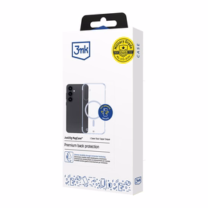 3mk Just20g MagDėklas Samsung Galaxy S25 - skaidrus