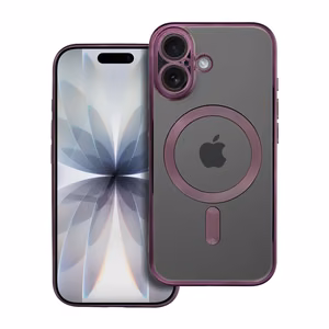 чехол iPhone 17 Electro Mag Cover совместим с MagSafe фиолетовый