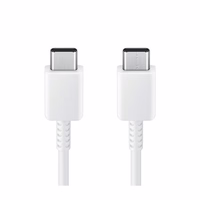 Samsung EP-DX310JWE USB-C - USB-C 3A 1.8m kabelis (didmeninė – pakaitinė pakuotė) – baltas