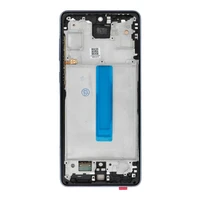 LCD ekranas SAMSUNG A73 A736 SOFT OLED su rėmeliu