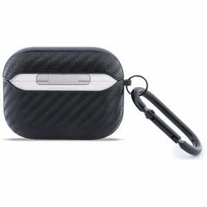 BMW Carbon Metal Logo Dėklas for AirPods Pro 3 - juodas