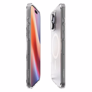 Spigen Ultra Hybrid Mag dėklas, skirtas iPhone 16 Pro Max 6.9", su MagSafe, matinis skaidrus