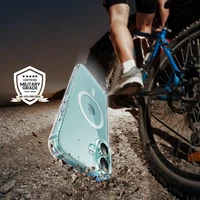 Užalias Classy Clear Magnetic Dėklas with MagSafe iPhone 16 Plus - Clear