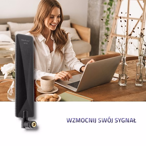 Qoltec 57018 – vidaus visakryptė 4G LTE antena, 7 dBi