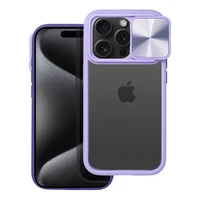 SLIDER dėklas telefonui IPHONE 15 Pro violetinis