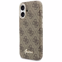 "Guess 4G Script MagSafe" dėklas "iPhone 17" - Rudas