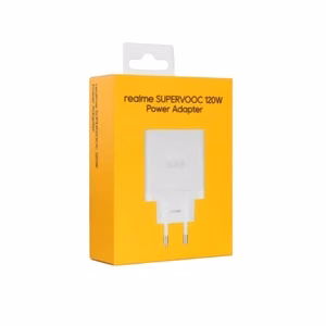 Realme SuperVOOC 120 W USB-A įkroviklis, baltas