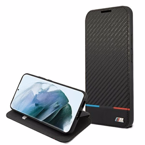 BMW M Collection Triangles dėklas telefonui Samsung Galaxy S22+ - Juodas