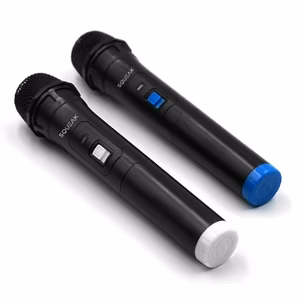 SQUEAK VocalDuo SQ1007 2,4 GHz belaidžių karaokės mikrofonų rinkinys