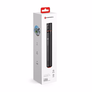 FORCELL F-GRIP F170XL automatinė asmenukių lazda su nuotolinio valdymo trikoju juoda