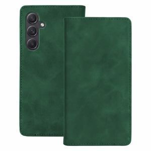 Smart Suede dėklas, skirtas Samsung Galaxy A55 5G, žalias