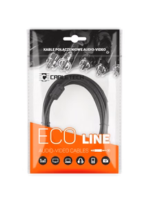 Cabletech Eco-Line RCA kištukas–kištukas kabelis, 1 m