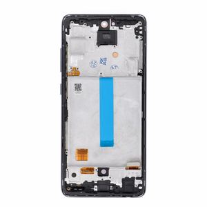 REWA OLED LCD ekranas su rėmeliu, skirtas SAMSUNG A52 4G/5G, juodas