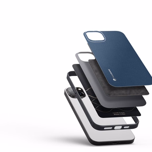 Dux Ducis Fino dėklas telefonui iPhone 14 Plus mėlynas nailoninis