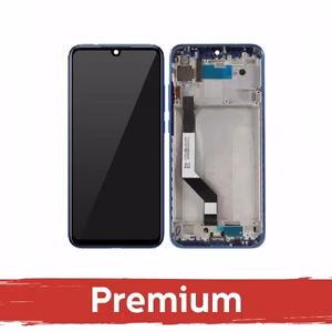LCD ekranas suderinamas su Xiaomi Redmi Note 9S (Note 9 Pro) su rėmeliu / mėlynas / OEM