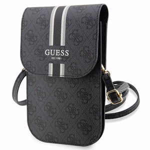 Guess rankinė GUWBP4RPSK juoda Piniginė 4G Juostelės