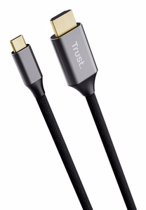 Trust 25630 kabelio jungtis USB-C HDMI juodas, sidabrinis