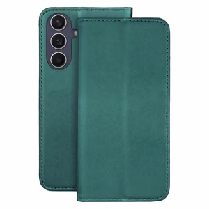 Smart Magnetic dėklas, skirtas Samsung Galaxy S25 FE / S26 FE, tamsiai žalias