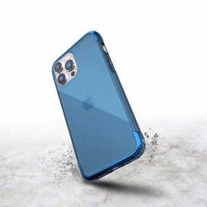 Raptic X-Doria Air dėklas iPhone 14 Pro Max šarvuotas dėklas mėlynas