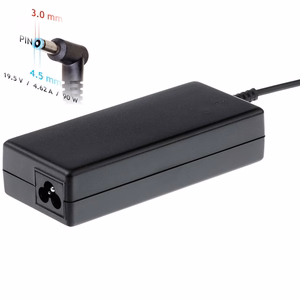 Akyga nešiojamojo kompiuterio maitinimo adapteris AK-ND-26 19.5V/4.62A 90W 4.5x3.0 mm + pin HP adapteris / keitiklis patalpoms juodas