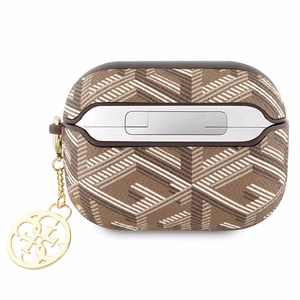 Guess GUAPPGCE4CW dėklas AirPods Pro - rudas GCube Charm