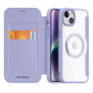 Dėklas Dux Ducis Skin X Pro Apple iPhone 15 Plus violetinis