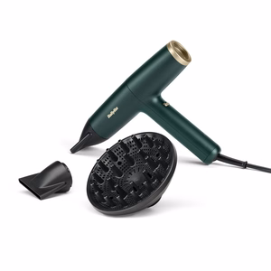 BaByliss Air Power Pro D6555DE – ионный фен 1700 Вт, зелёный/золотистый