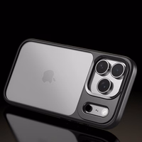 Rock Guard Lens Protection Series Dėklas for Iphone 17 skaidrus-juodas