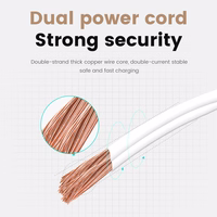 Automobilio cigarečių degiklio lizdo daliklis B08 - 3 lizdai + 2xUSB - 3,1A 120W su ekranu ir laidu auksinis