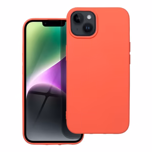 Чехол для iPhone 14 Silicone персиковый