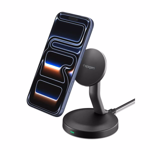 SPIGEN EF151MS ESSENTIAL MAGNETIC MAGSAFE belaidis įkroviklis 15W juodas