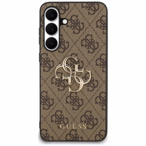 Guess Big 4G Classic Logo dėklas telefonui Samsung Galaxy S25 FE - rudas