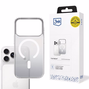Чехол 3mk Frosty MagCase для iPhone 17 Pro - белый