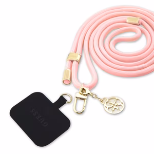 Dirželis telefonui Guess 4G Charm rožinis