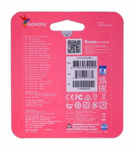 ADATA 64GB DashDrive UV150 USB atmintukas USB A tipo 3.2 Gen 1 (3.1 Gen 1) Juoda