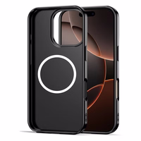 Tech-Protect Lamano Magnetinis dėklas telefonui iPhone 16 Pro - juodas ir raudonas