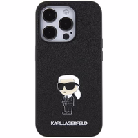 Karl Lagerfeld KLHCP15LGKNPSK iPhone 15 Pro Dėklas - juodas