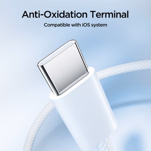 Joyroom S-A45 60W USB-C to USB-C 1.0m baltas kabelis