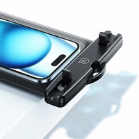 USAMS vandeniui atsparus dėklas podwójne 6.7" IP68 juodas FSD1401 (YD014)