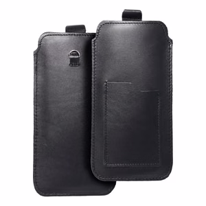 ROYAL - Odinė universali diržo kišenė / juoda - Dydis 2XL+aukštas - SAMSUNG S21 ULTRA / HUAWEI P Smart 2021 / XIAOMI Redmi 12 / OPPO A98 5G