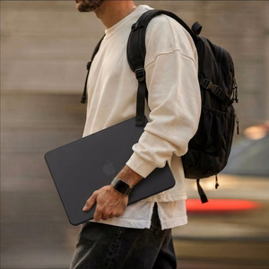 Tech-Protect SmartShell dėklas skirtas MacBook Neo 13" 2026 - juodas