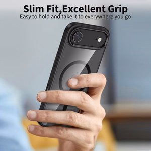 Tech-Protect MagFlex Magnetinis dėklas telefonui iPhone 17 Air - Skaidrus juodas