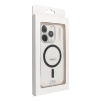 Dėklas telefonui Drop Glue spalvingas žiedinis Mag Cover, suderinamas su MagSafe IPHONE 16e (SE 4 2025), juodas