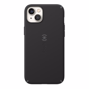Speck CandyShell Pro + MagSafe dėklas, skirtas iPhone 14 Plus, su Microban antimikrobine apsauga, „Black / Slate Grey“ spalvų derinys