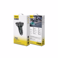 Dudao R78 78W automobilinis įkroviklis USB-C PD / 2xUSB-A QC - juodas