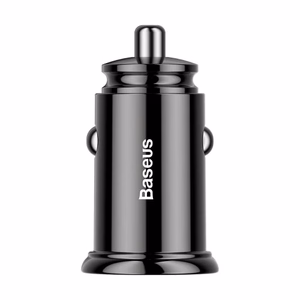Automobilinis įkroviklis Baseus CCALL-YS01 juodas 30W (1xPD / 1xQC3.0)