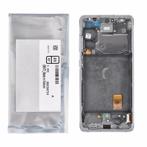 ServicePack LCD ekranas SAMSUNG S20 FE 4G/5G G780F/G781F GH82-31329B baltas