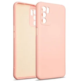 Beline silikoninis dėklas Oppo A16/A16s/A16K rožinis